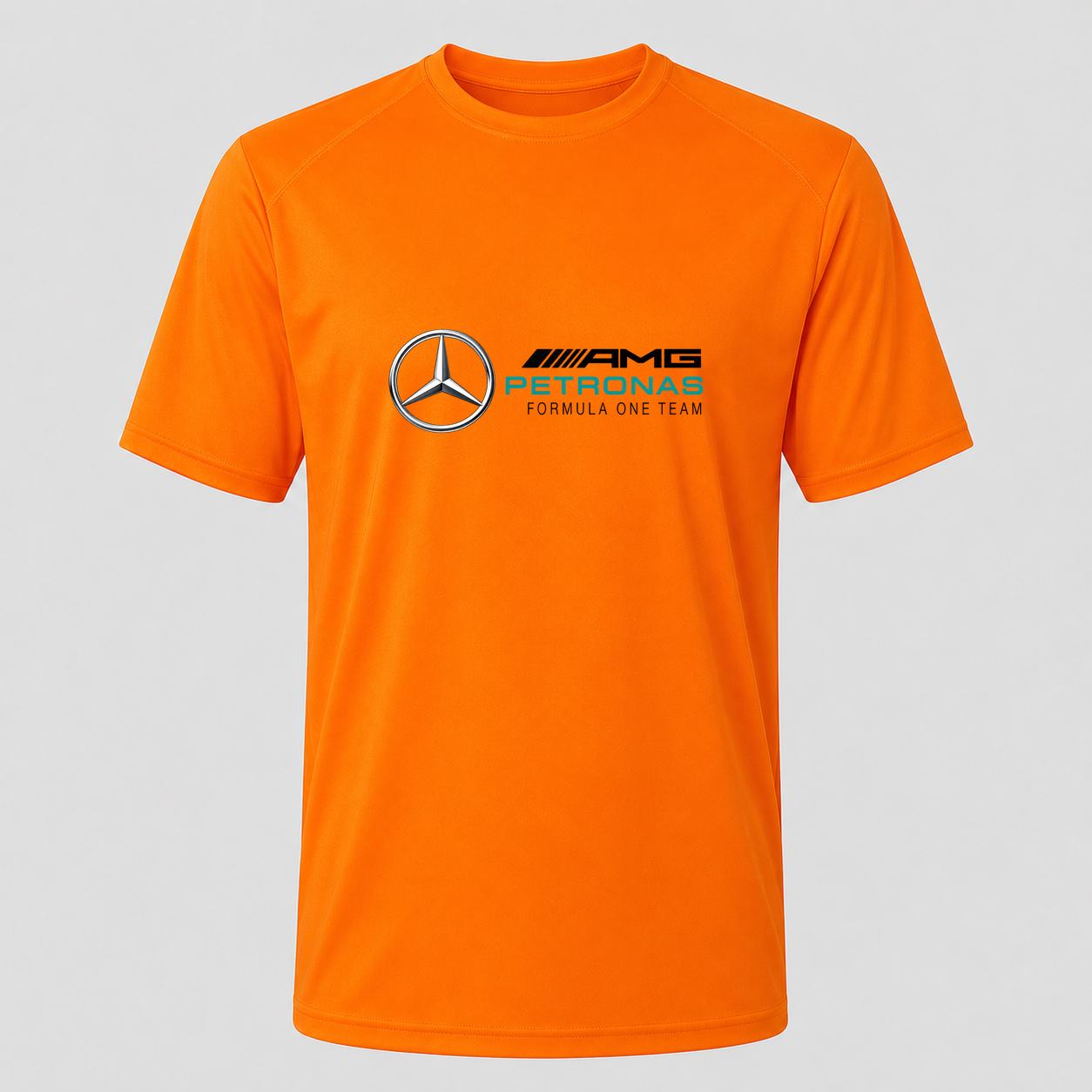 Men's Mercedes AMG Petronas Formula One Team Performance T-Shirt - Orange
