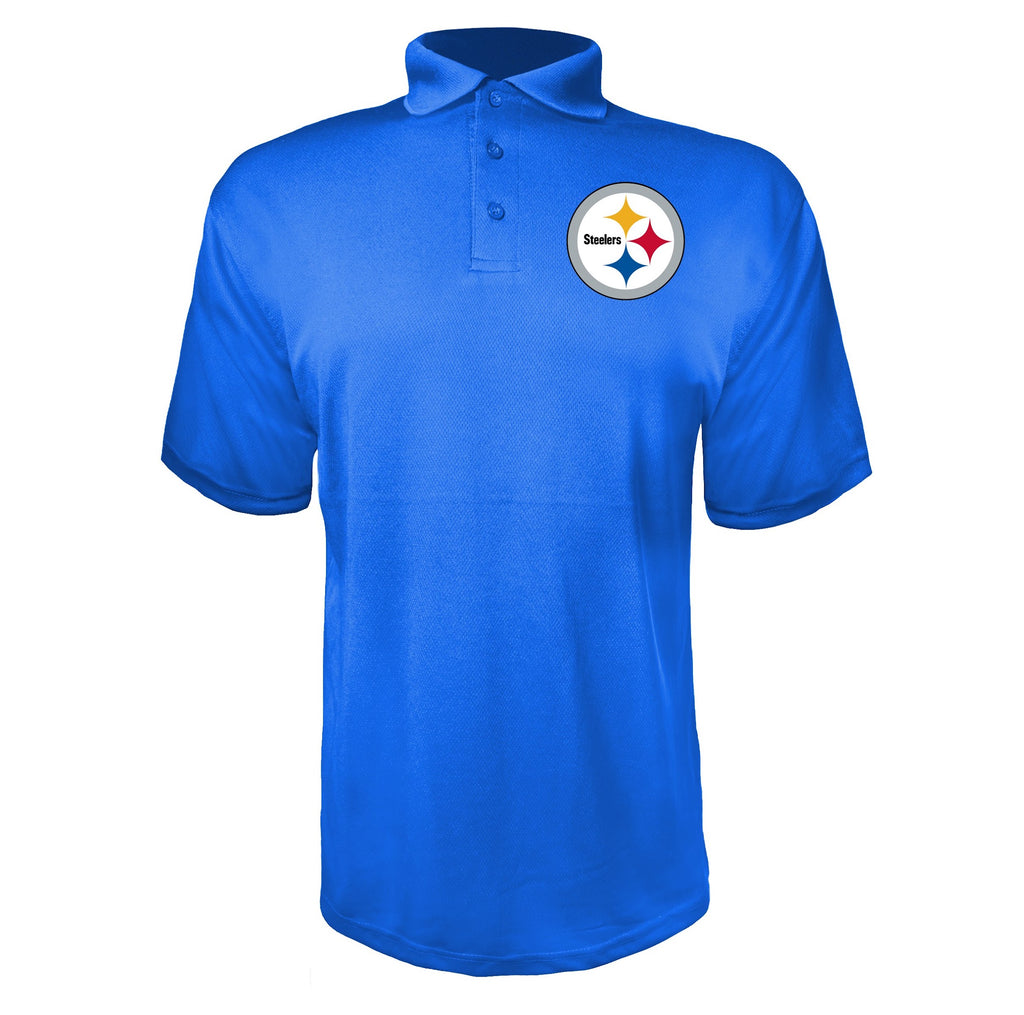 Pittsburgh Steelers Blue polyester polo