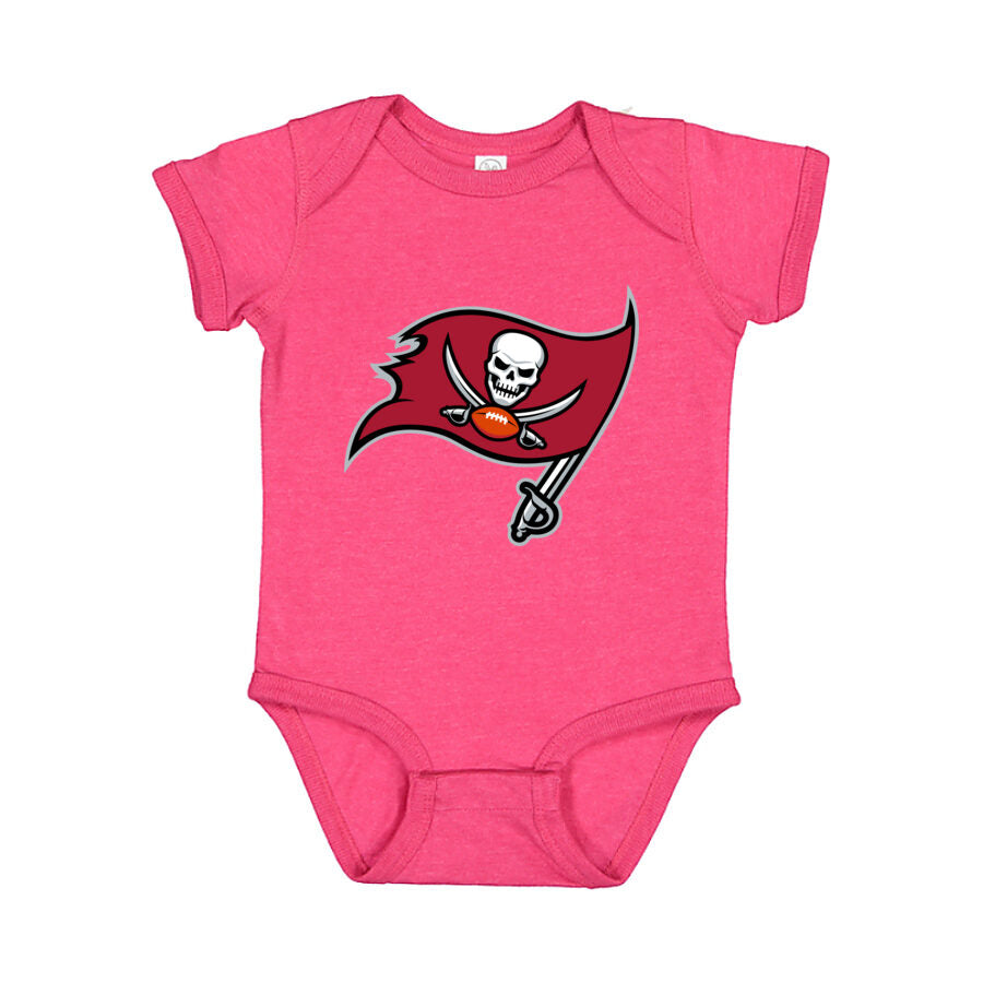 Tampa Bay Buccaneers Baby Romper Onesie - Pink