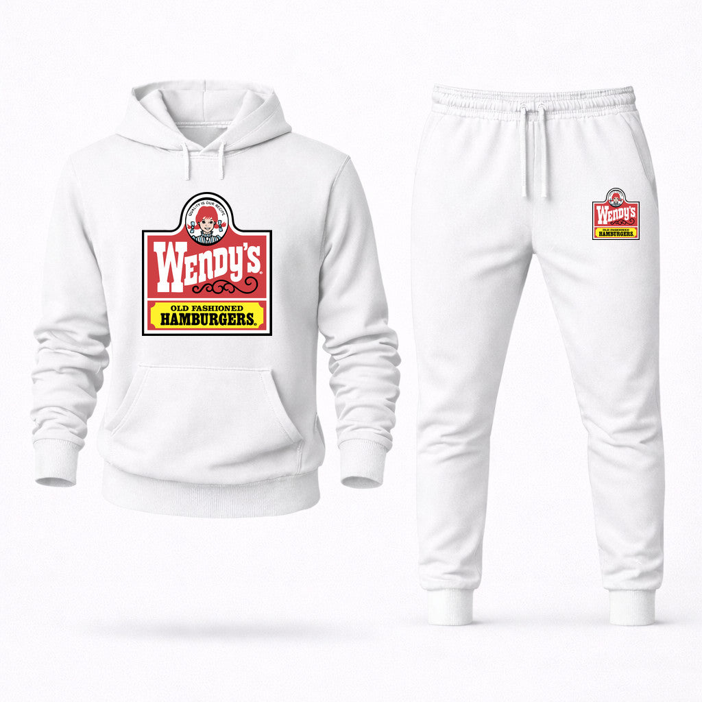 Wendy's Hoodie and Joggers Set - White