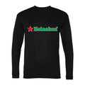 Men's Heineken Polyester Long Sleeve T-Shirt - Black