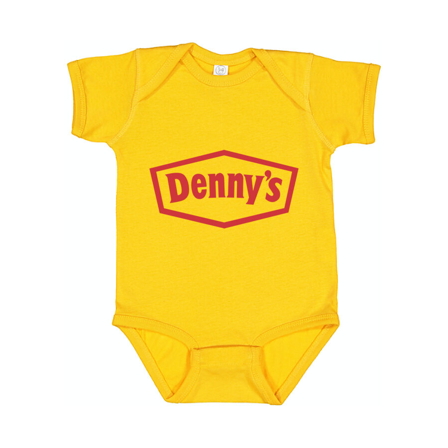 Denny's Baby Romper Onesie - Yellow