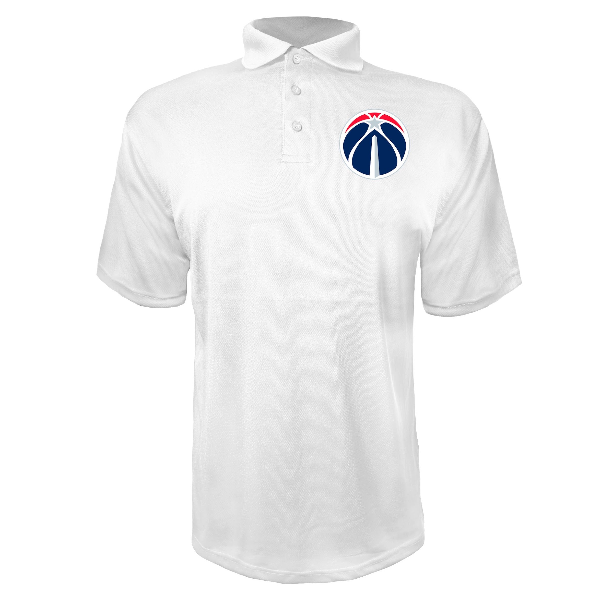 Washington Wizards White polyester polo