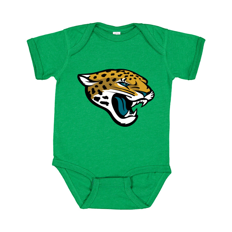 Jacksonville Jaguars Baby Romper Onesie - Green