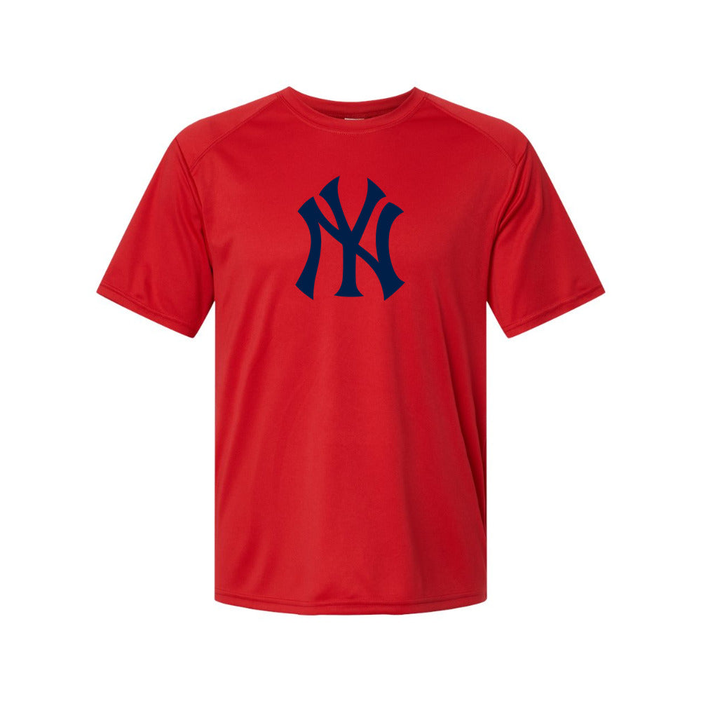 New York Yankees Polyester T-Shirt - Red