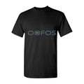 Men's Oofos Logo Cotton T-Shirt - Black