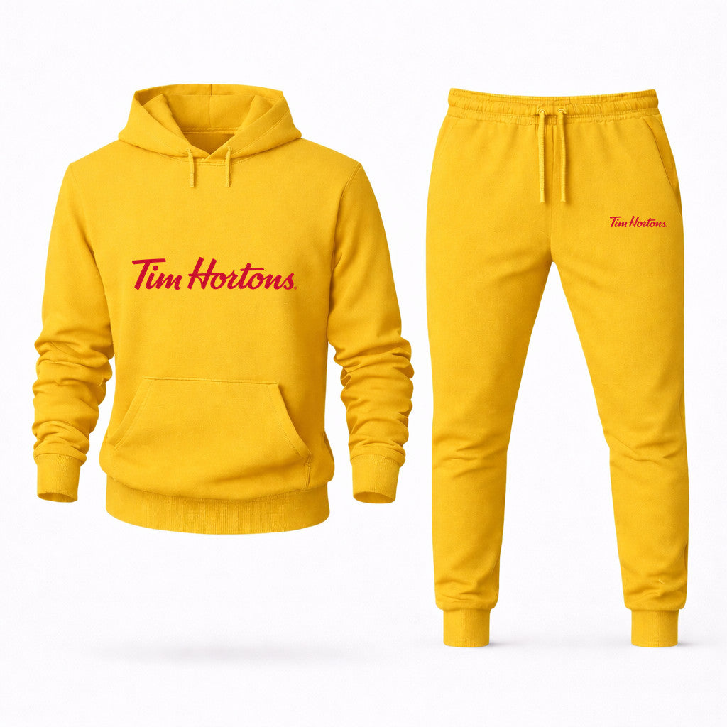 Tim Hortons Hoodie and Joggers Set - Yellow