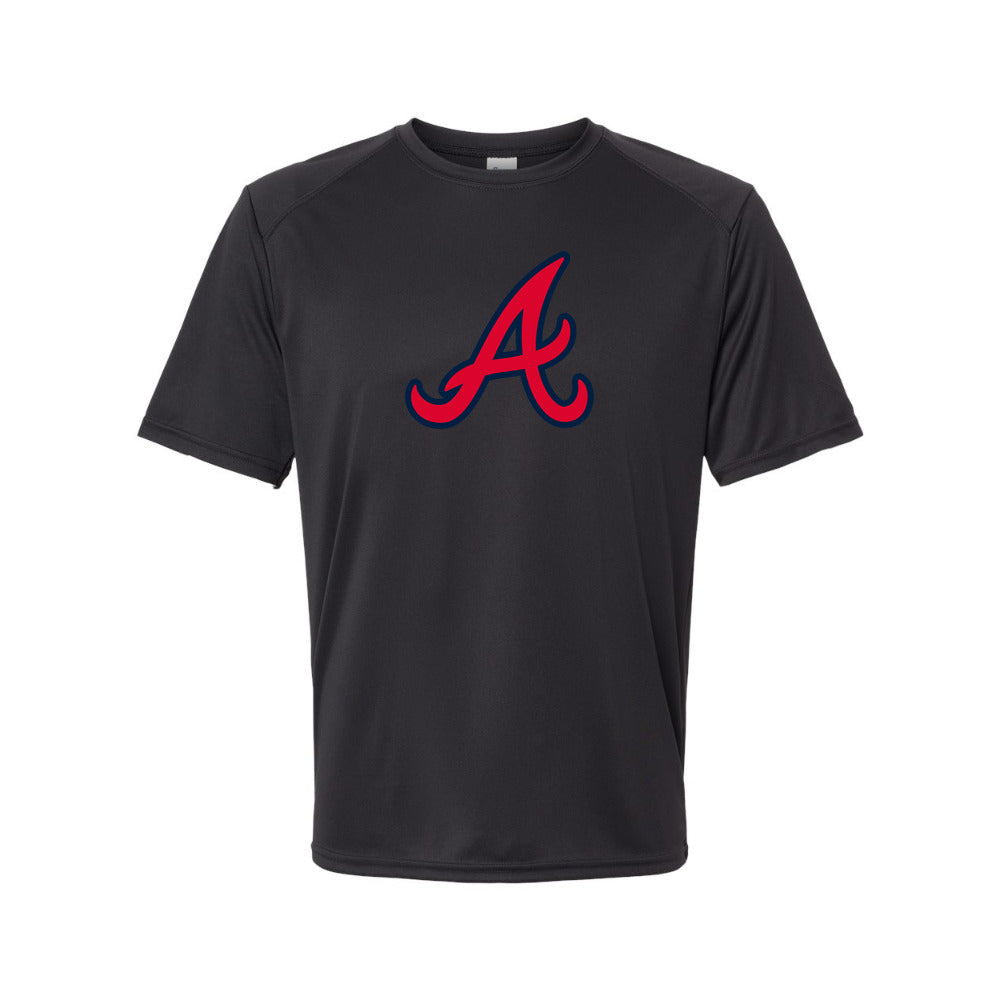 Atlanta Braves Polyester T-Shirt - Black