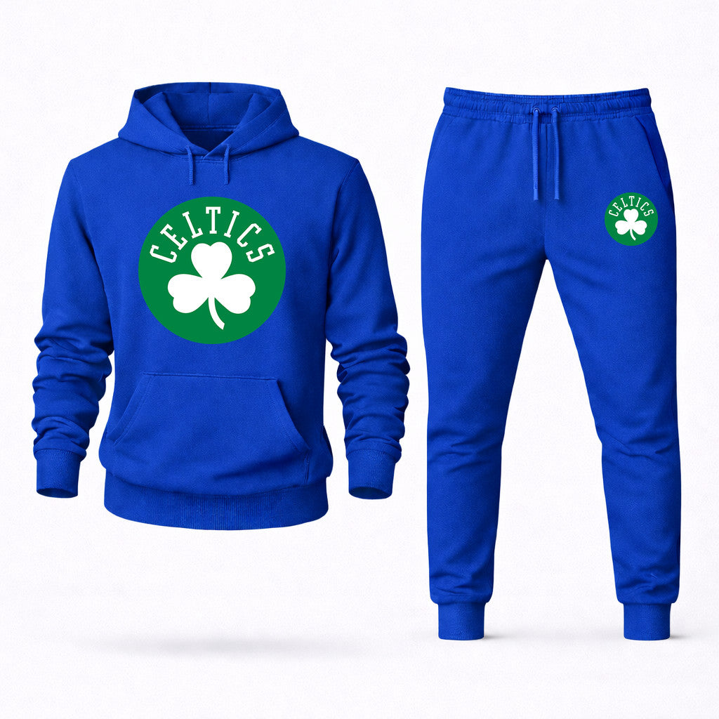 Boston Celtics Hoodie and Joggers Set - Blue