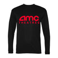 Men's AMC Theatres Polyester Long Sleeve T-Shirt - Black
