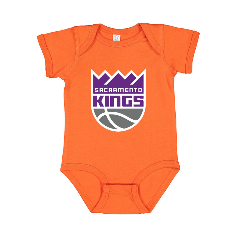 Sacramento Kings Baby Romper Onesie - Orange