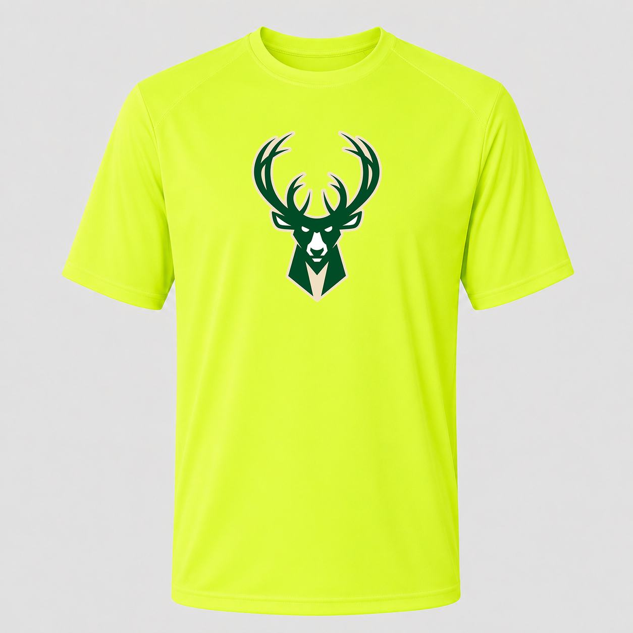 Men's Milwaukee Bucks Pullover Hoodie - Lime Green