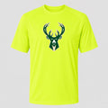 Men's Milwaukee Bucks Performance T-Shirt - Safety Green