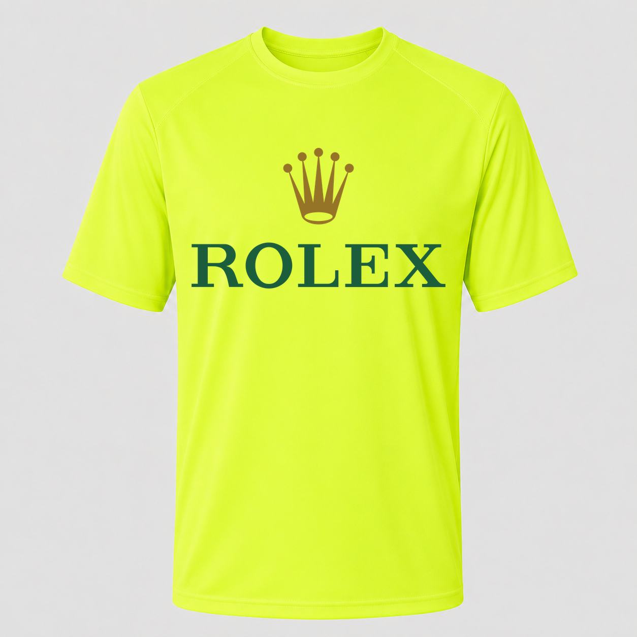 Men's Rolex Performance T-Shirt - Safety Green