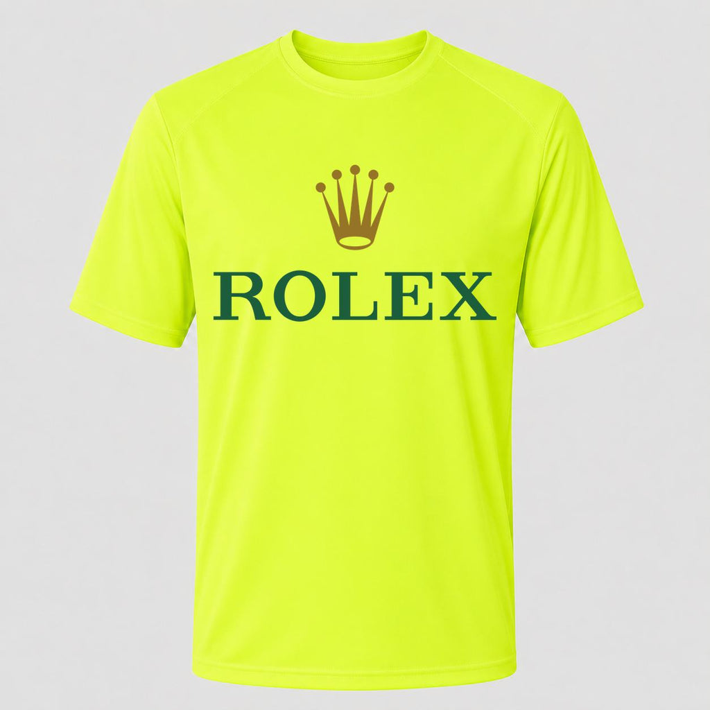 Men's Rolex Performance T-Shirt - Safety Green