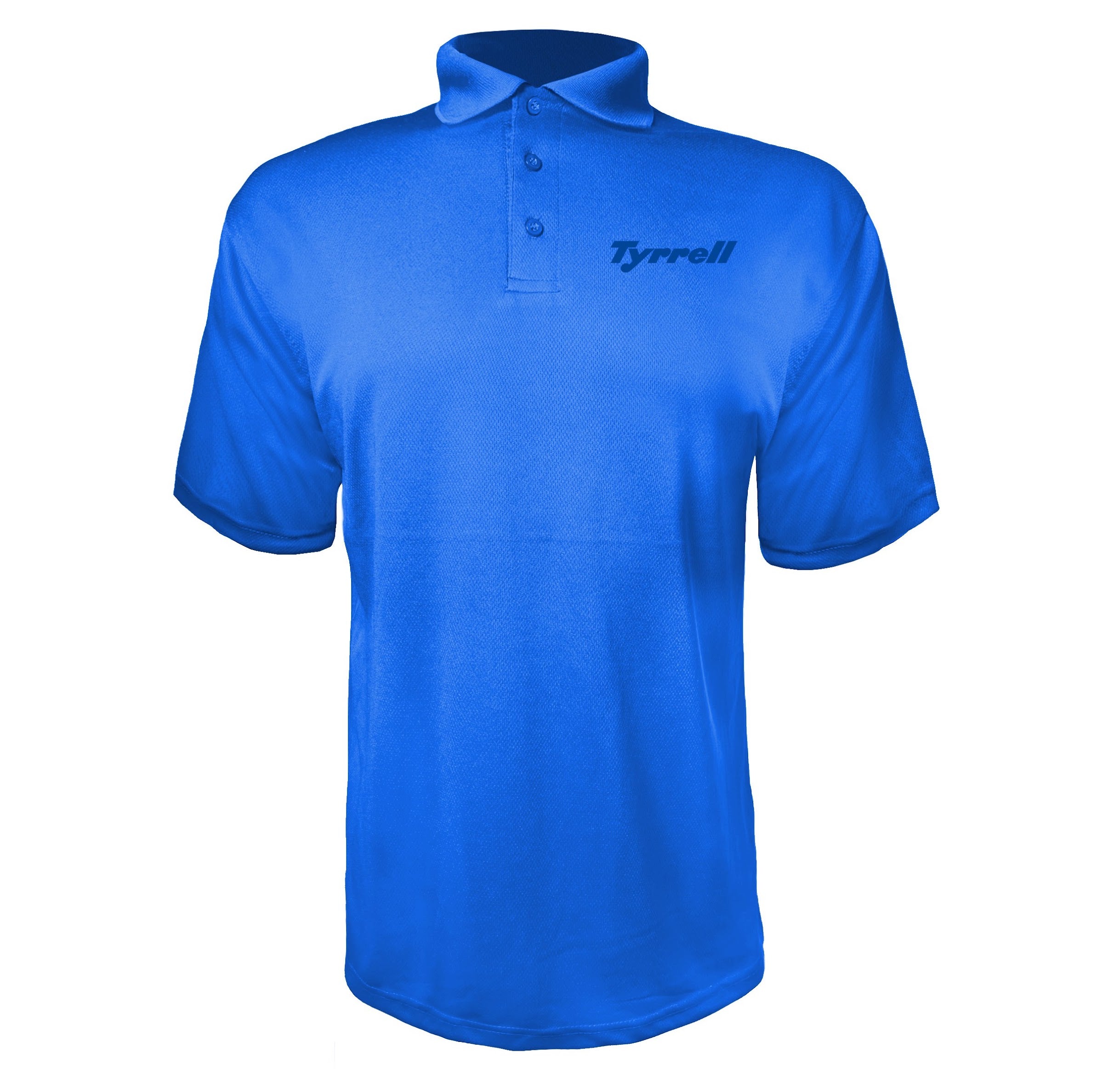 Tyrrell Blue polyester polo