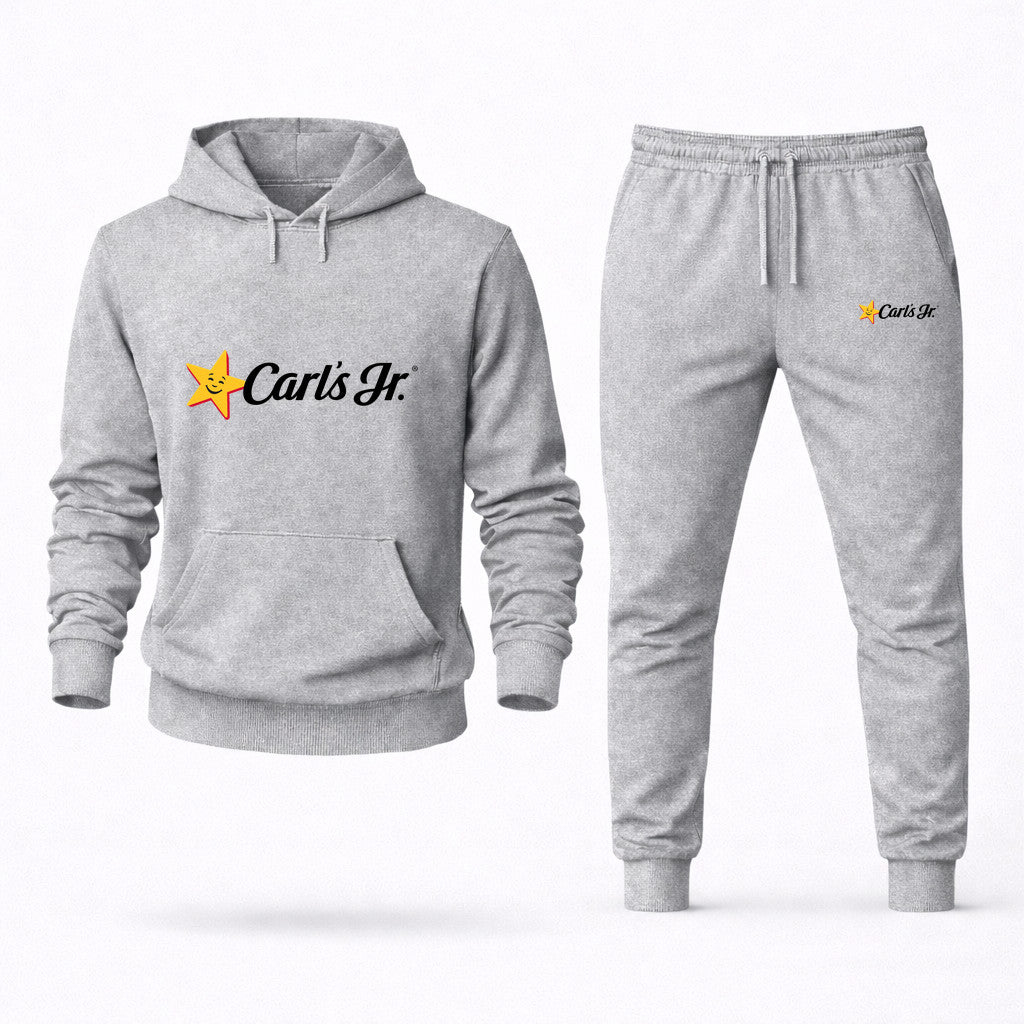 Carl's Jr. Hoodie and Joggers Set - Grey