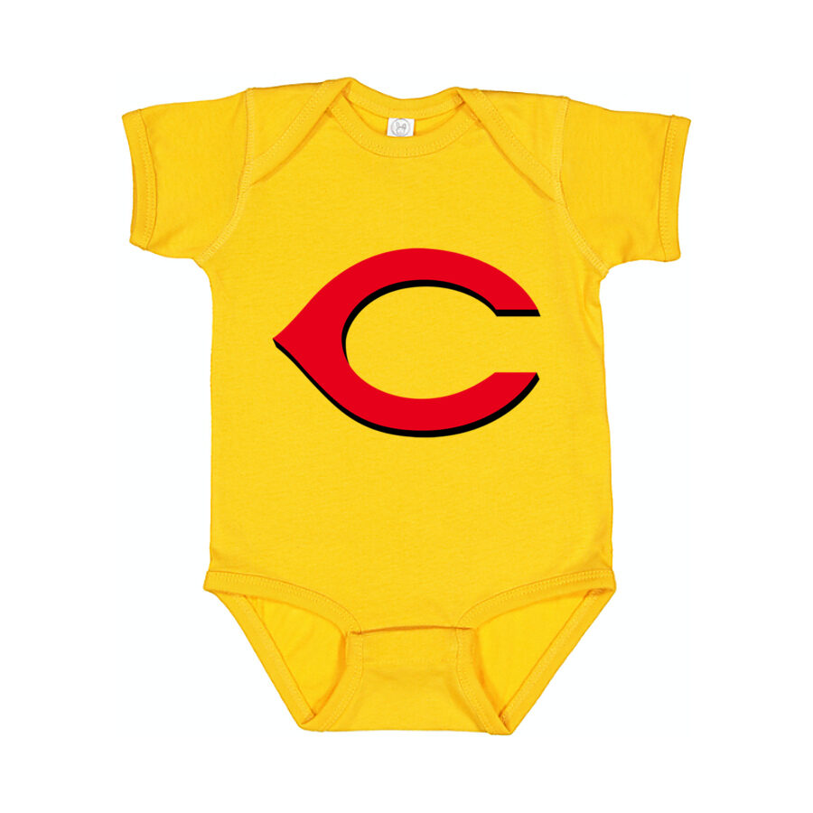 Cincinnati Reds Baby Romper Onesie - Yellow