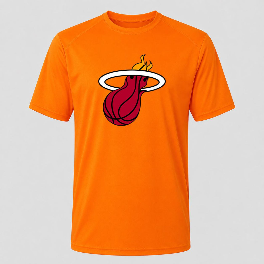 Men's Miami Heat Performance T-Shirt - Orange