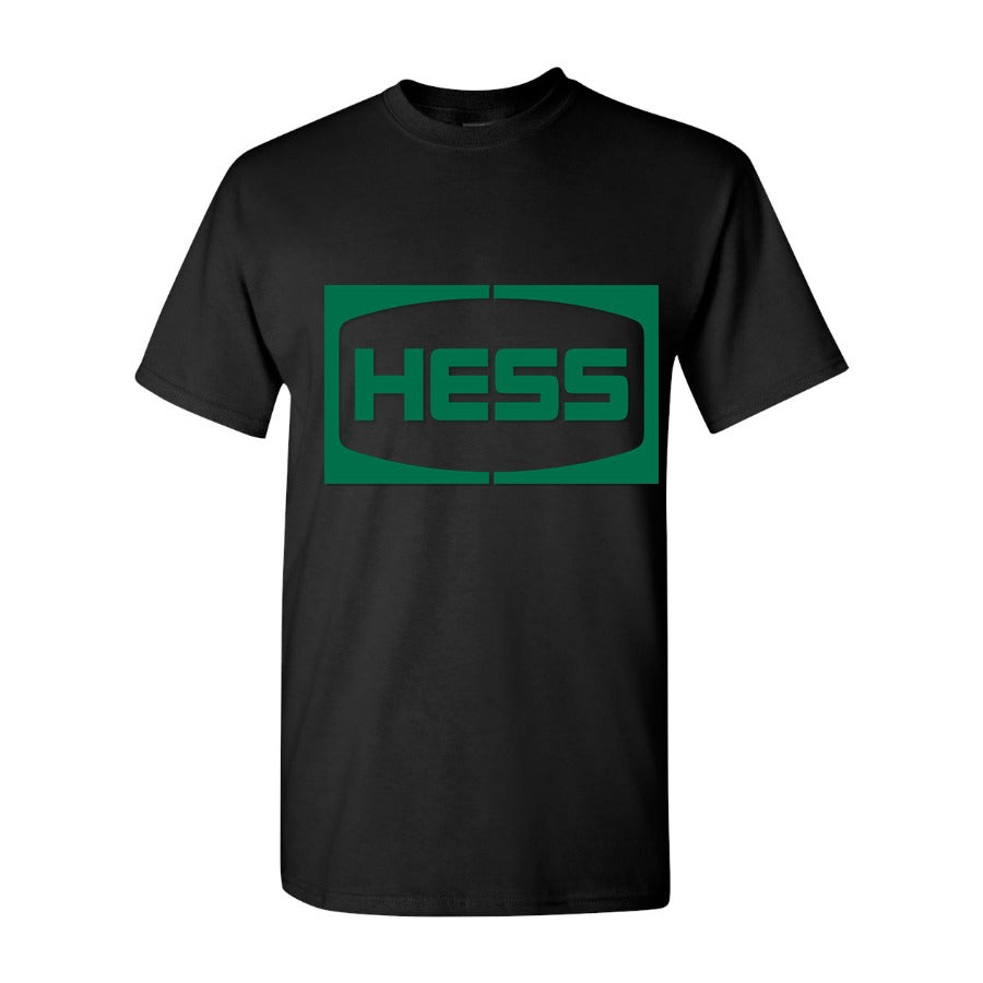 Men's Hess Logo Cotton T-Shirt - Black
