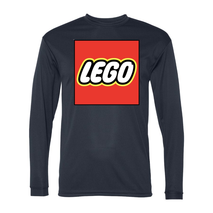 Men's LEGO Polyester Long Sleeve T-Shirt - Navy