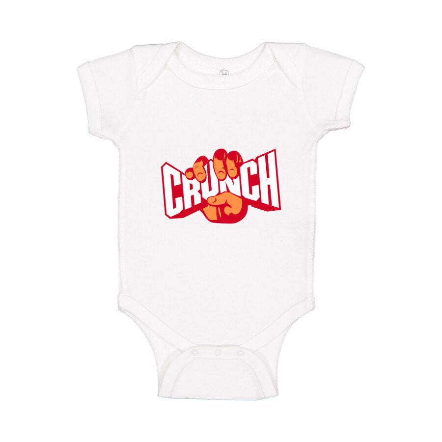 Crunch Fitness Baby Romper Onesie - White