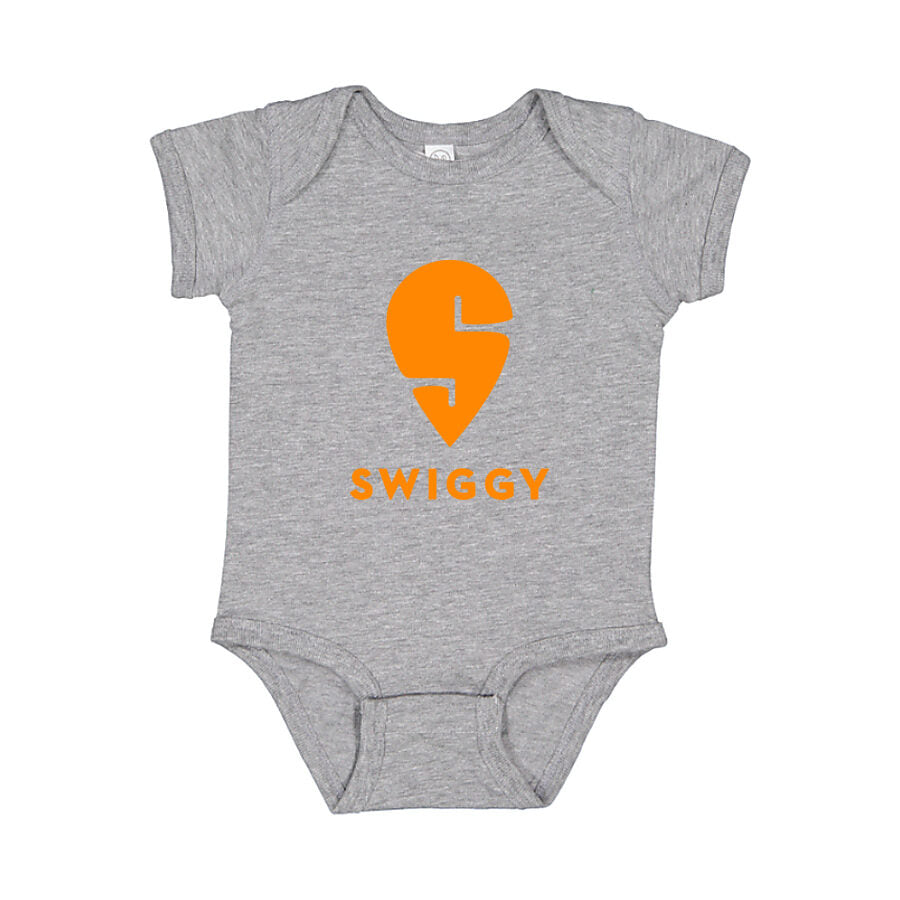 Swiggy Baby Romper Onesie - Gray