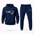 New England Patriots Hoodie and Joggers Set - Navy