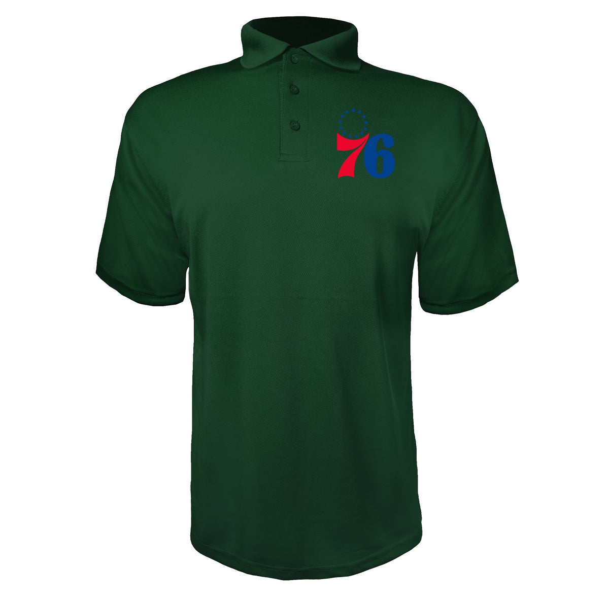 Philadelphia 76ers Green polyester polo
