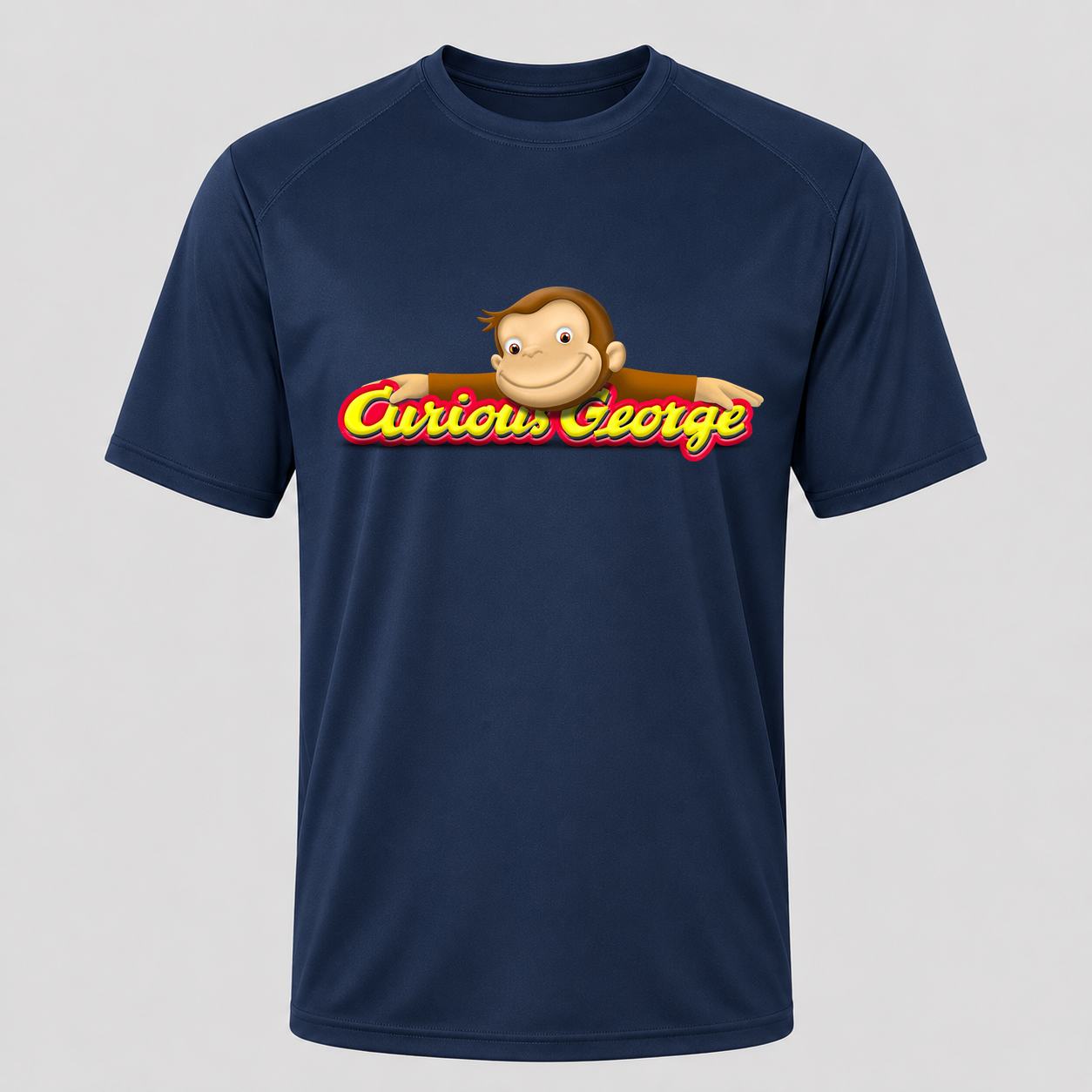 Men's Curious George Performance T-Shirt - Navy