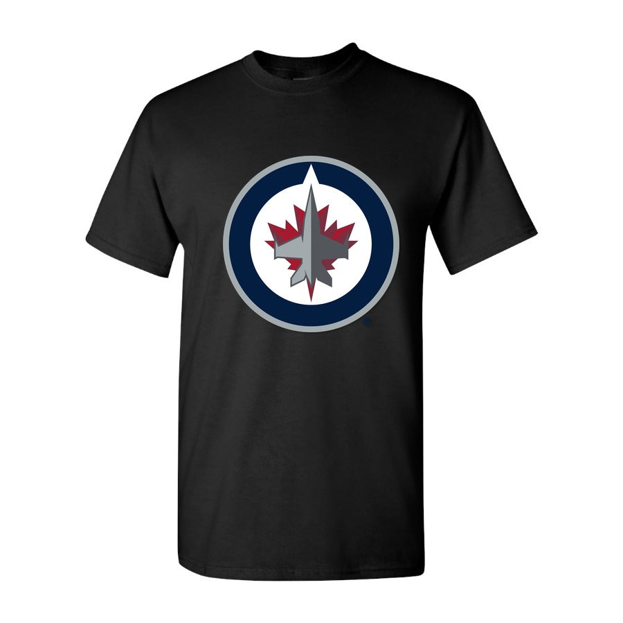Men's Winnipeg Jets Cotton T-Shirt - Black