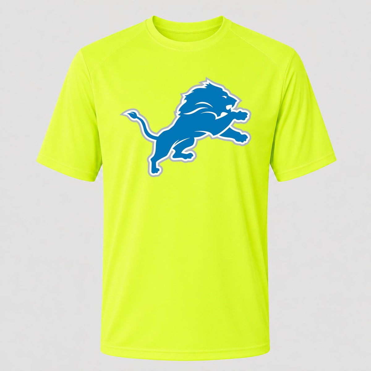 Men's Detroit Lions Performance T-Shirt - Safety Green