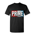 Men's Prime Drink Logo Cotton T-Shirt - Black