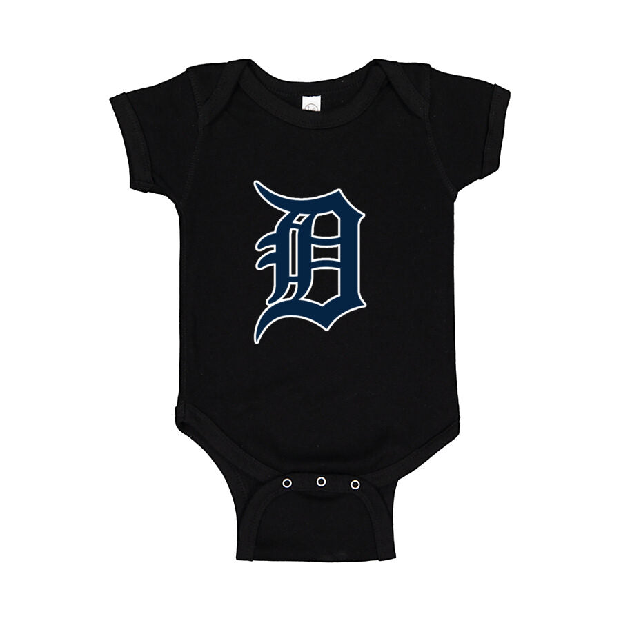 Detroit Tigers Baby Romper Onesie - Black
