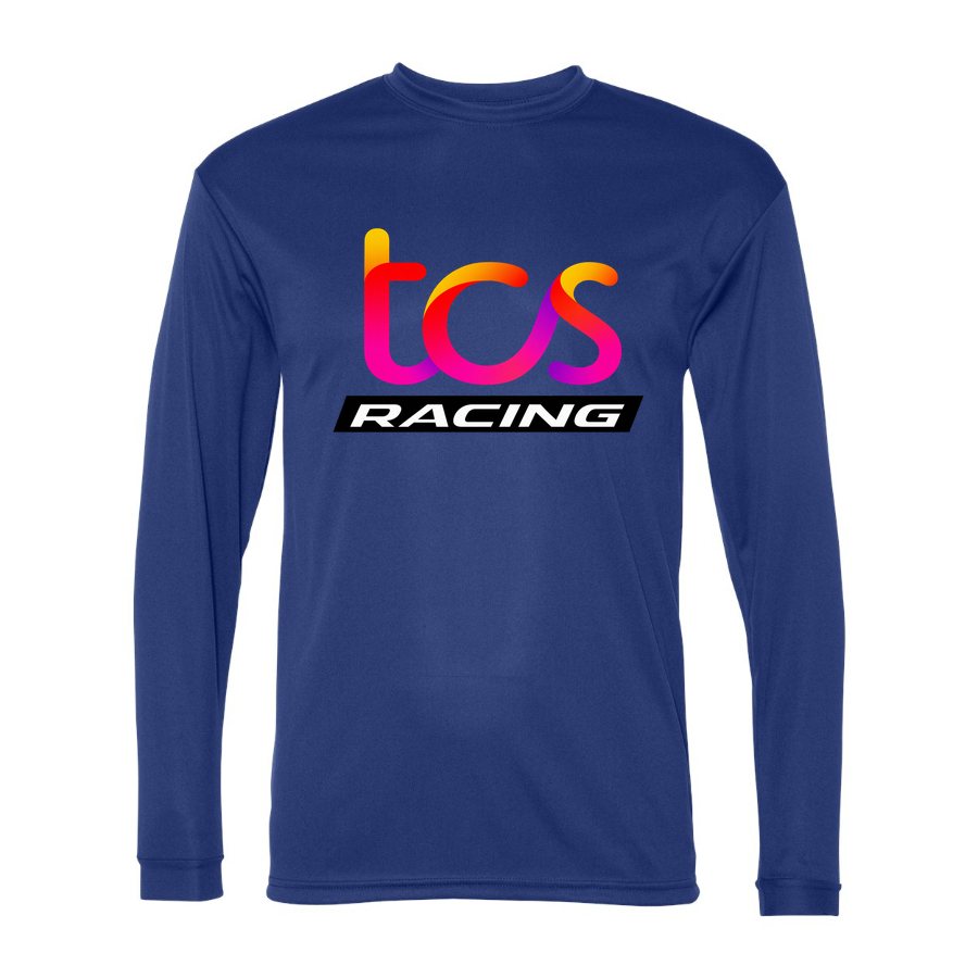 Men's TCS Racing Polyester Long Sleeve T-Shirt - Royal Blue