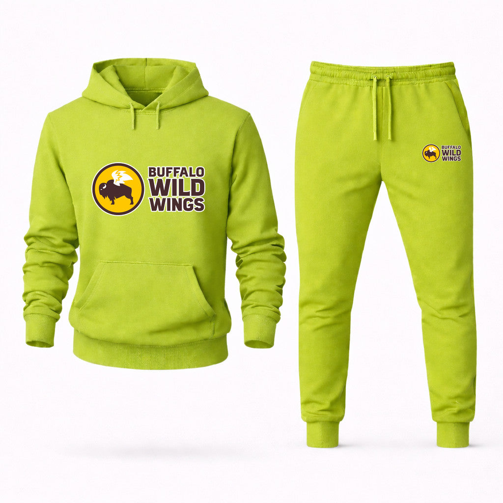 Buffalo Wild Wings Hoodie and Joggers Set - Lime Green