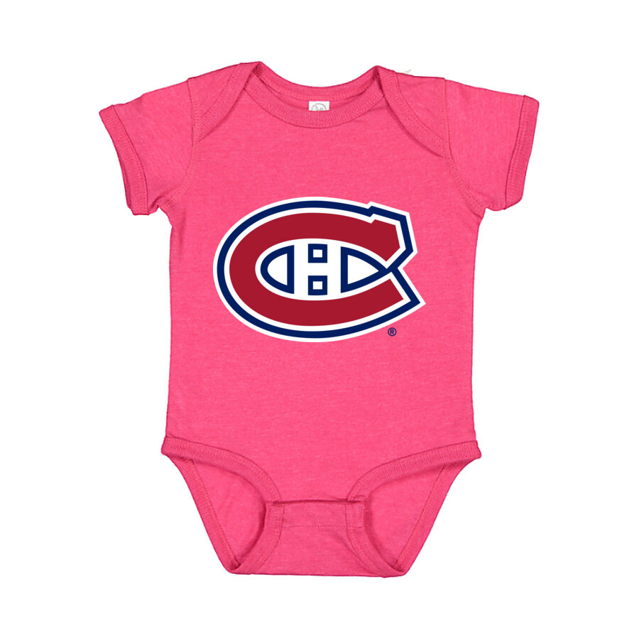 Montreal Canadiens Baby Romper Onesie - Pink
