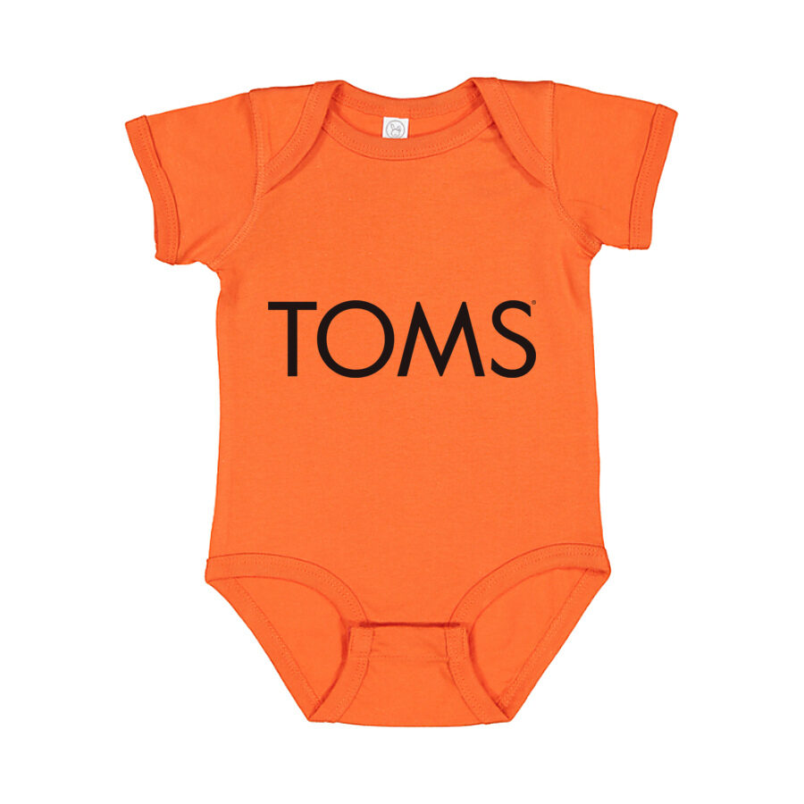 TOMS Baby Romper Onesie - Orange
