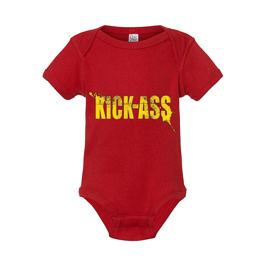 Kick-Ass Baby Romper Onesie - Red