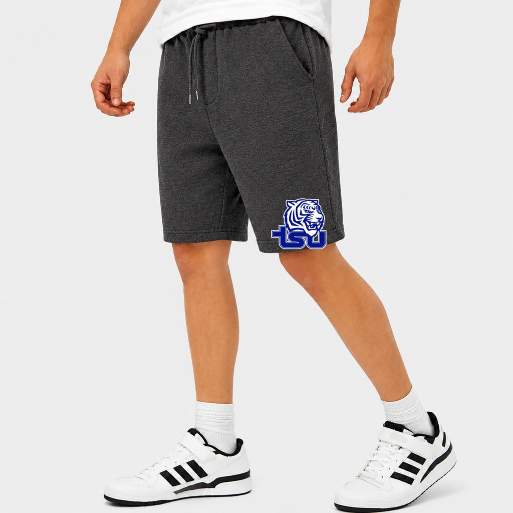 Men's Tennessee State Tigers Logo Cotton Shorts - Charcoal