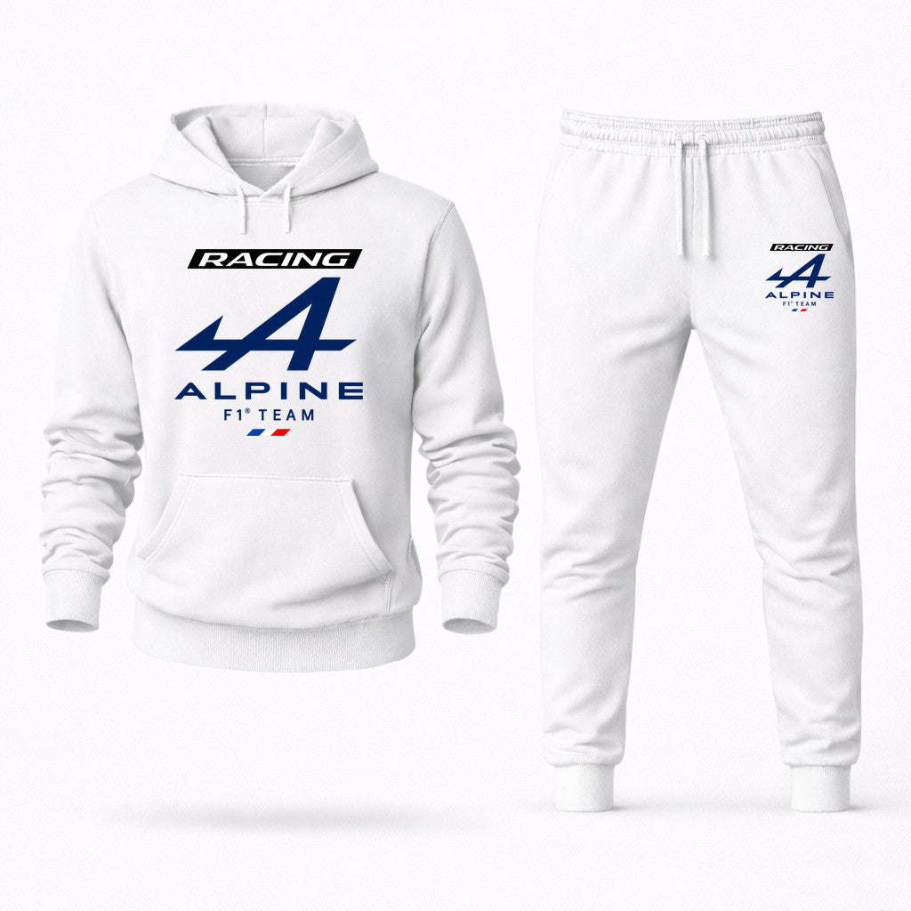 Alpine F1 Team Hoodie and Joggers Set - White