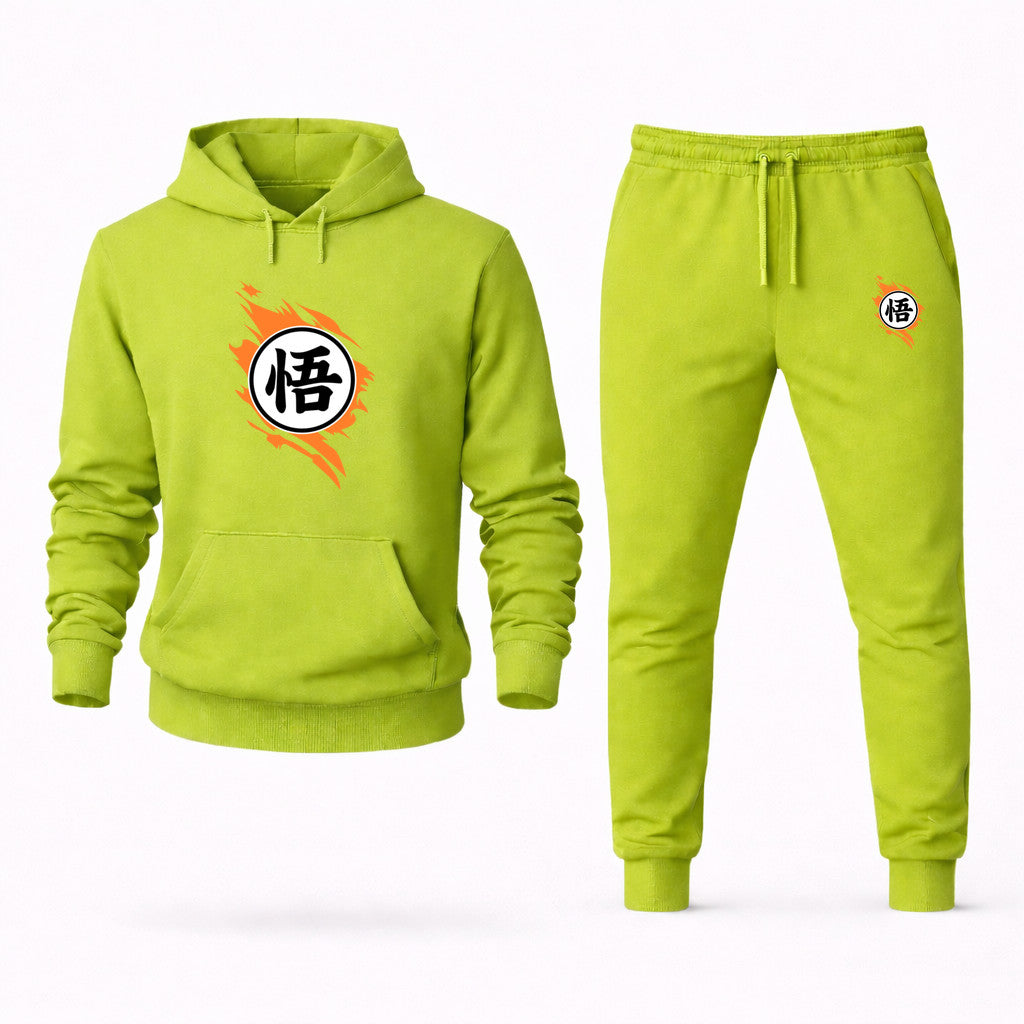 Dragon Ball Z Hoodie and Joggers Set - Lime Green