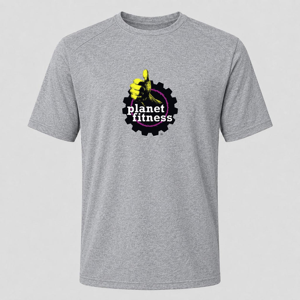 Men's Planet Fitness Performance T-Shirt - Gray