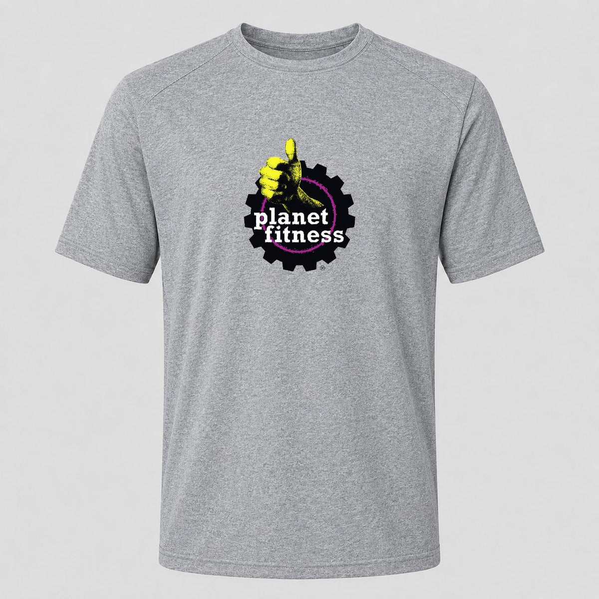 Men's Planet Fitness Performance T-Shirt - Gray