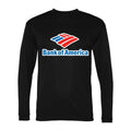 Men's Bank of America Polyester Long Sleeve T-Shirt - Black