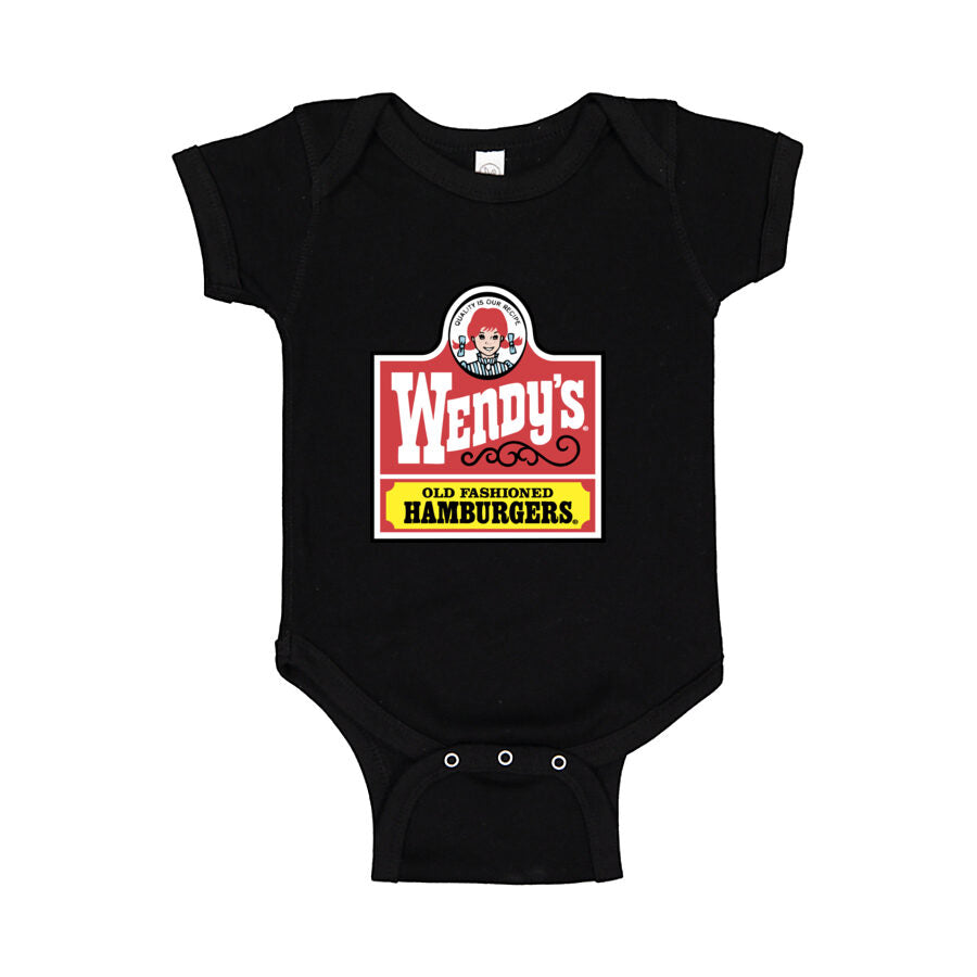 Wendy's Baby Romper Onesie - Black
