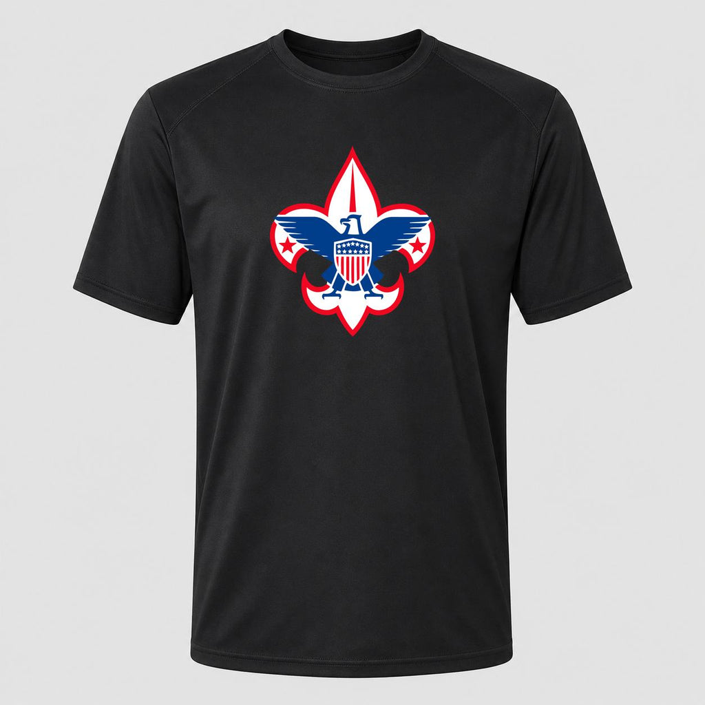 Men's Boy Scouts Performance T-Shirt - Black