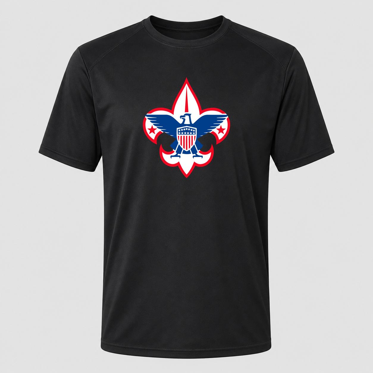 Men's Boy Scouts Performance T-Shirt - Black