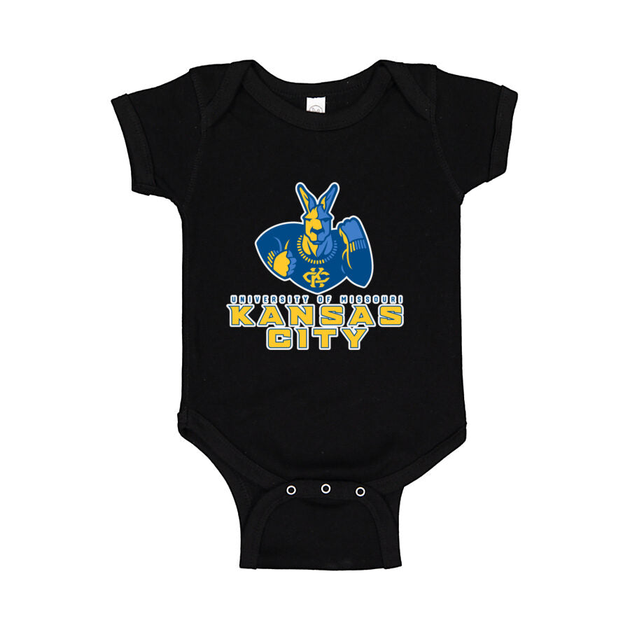 UMKC Kangaroos Baby Romper Onesie - Black