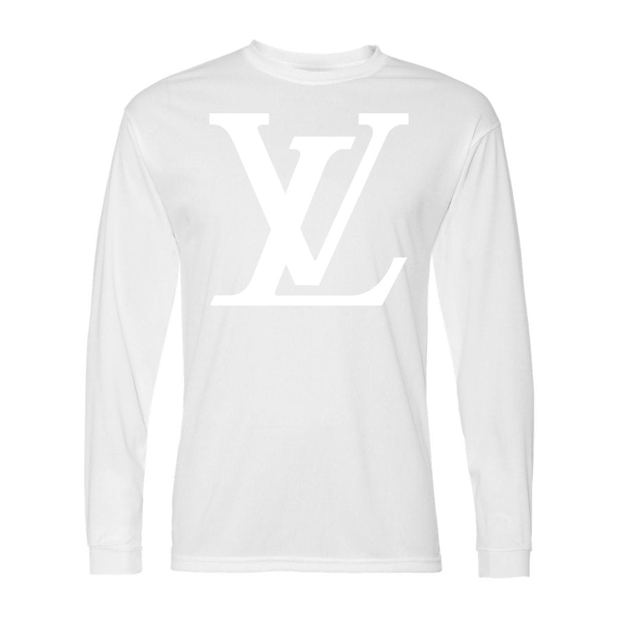Men's Louis Vuitton white Polyester Long Sleeve T-Shirt - White